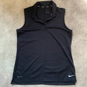 Nike Dri-Fit Sleeveless Golf Polo 884873-010